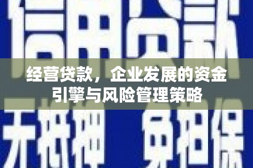 慈利经营贷款，企业发展的资金引擎与风险管理策略