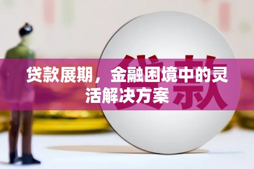 慈利贷款展期，金融困境中的灵活解决方案
