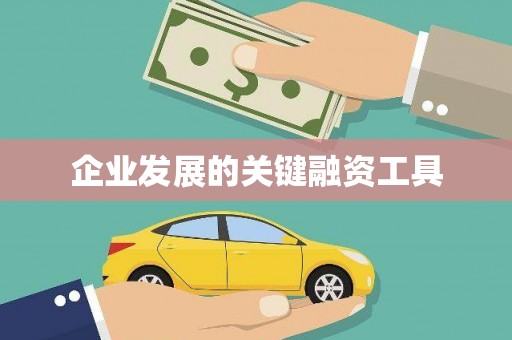 慈利企业发展的关键融资工具