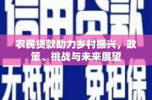 慈利农民贷款助力乡村振兴，政策、挑战与未来展望