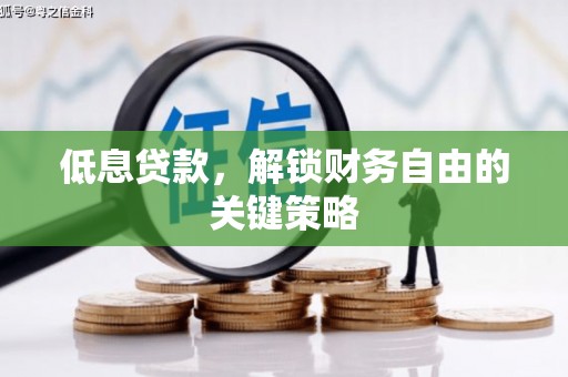 慈利低息贷款，解锁财务自由的关键策略