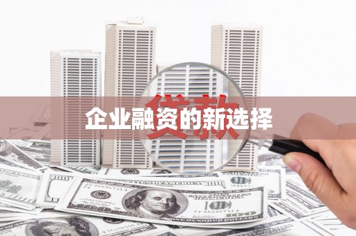 慈利企业融资的新选择