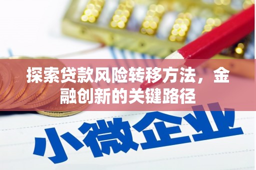 慈利探索贷款风险转移方法，金融创新的关键路径
