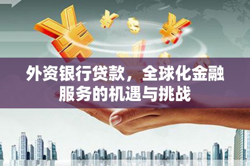 慈利外资银行贷款，全球化金融服务的机遇与挑战