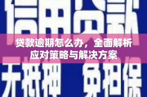 慈利贷款逾期怎么办，全面解析应对策略与解决方案