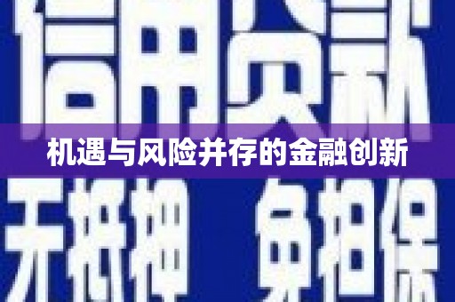 慈利机遇与风险并存的金融创新