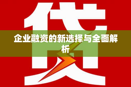 慈利企业融资的新选择与全面解析
